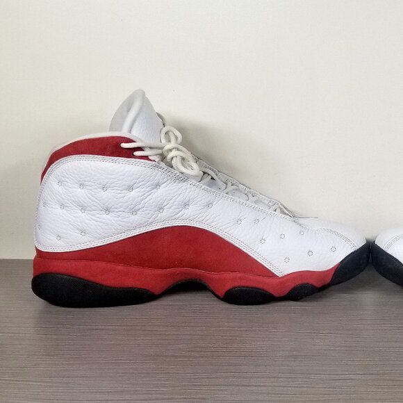 Air Jordan XIII 13 OG Shoes, White/Team Red/Black 414571-122, Mens Size 10 / 44 - Picture 6 of 12